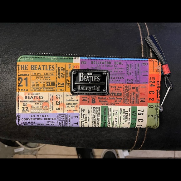 Loungefly Handbags - Loungefly The Beatles Ticket Stub Wallet